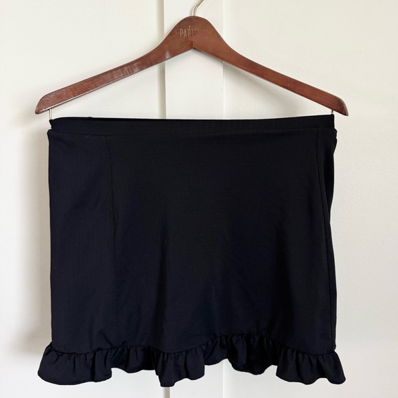 G Lifestyle by Gottex Ruffle Bottom Tennis Skirt Black Skort Sz XS - Picture 1 of 6